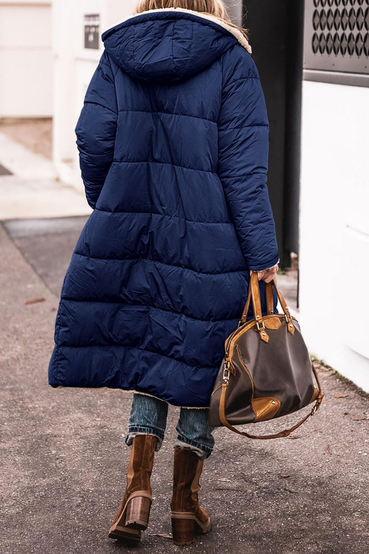 Nieves | Abrigo reversible de doble estilo