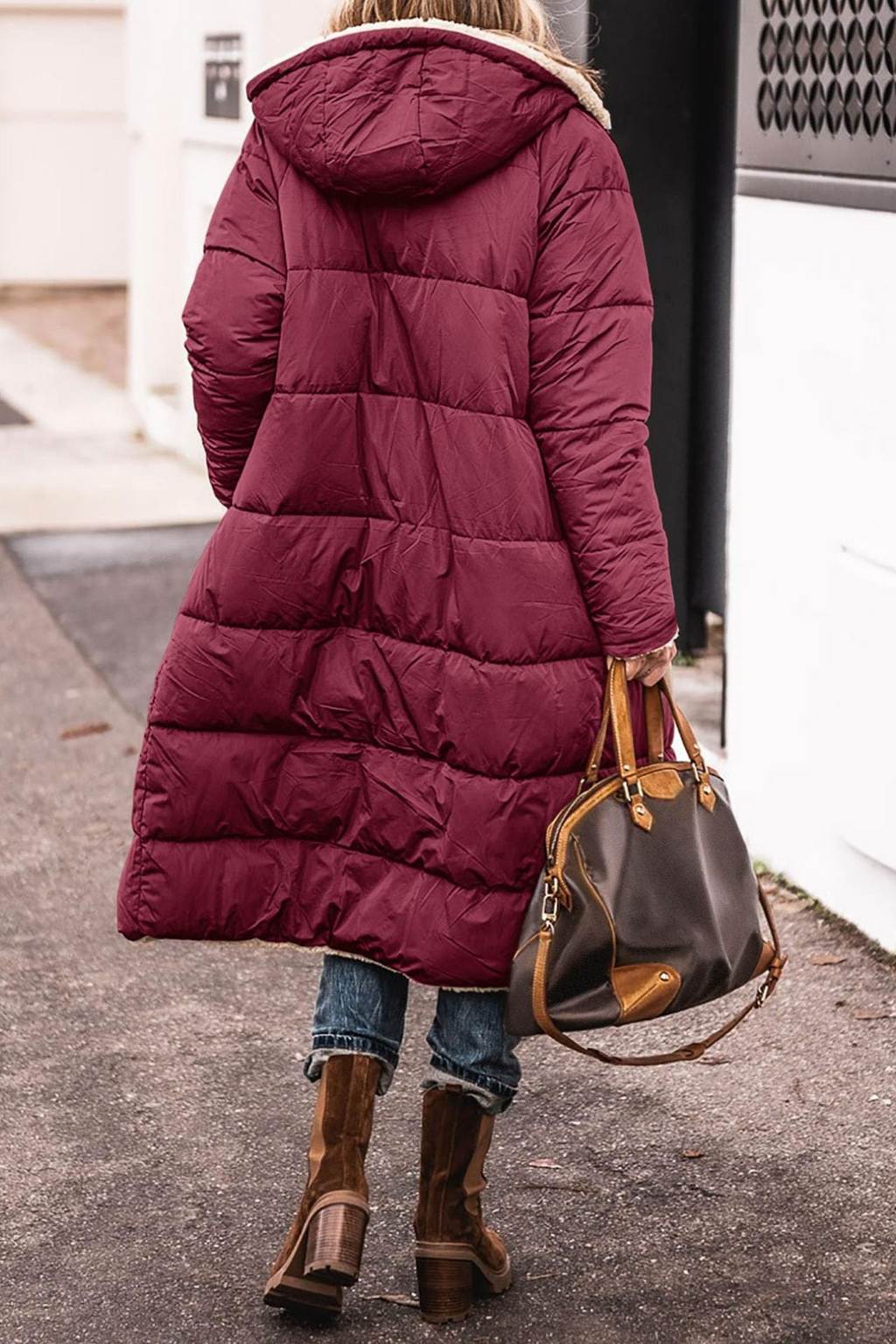 Nieves | Abrigo reversible de doble estilo