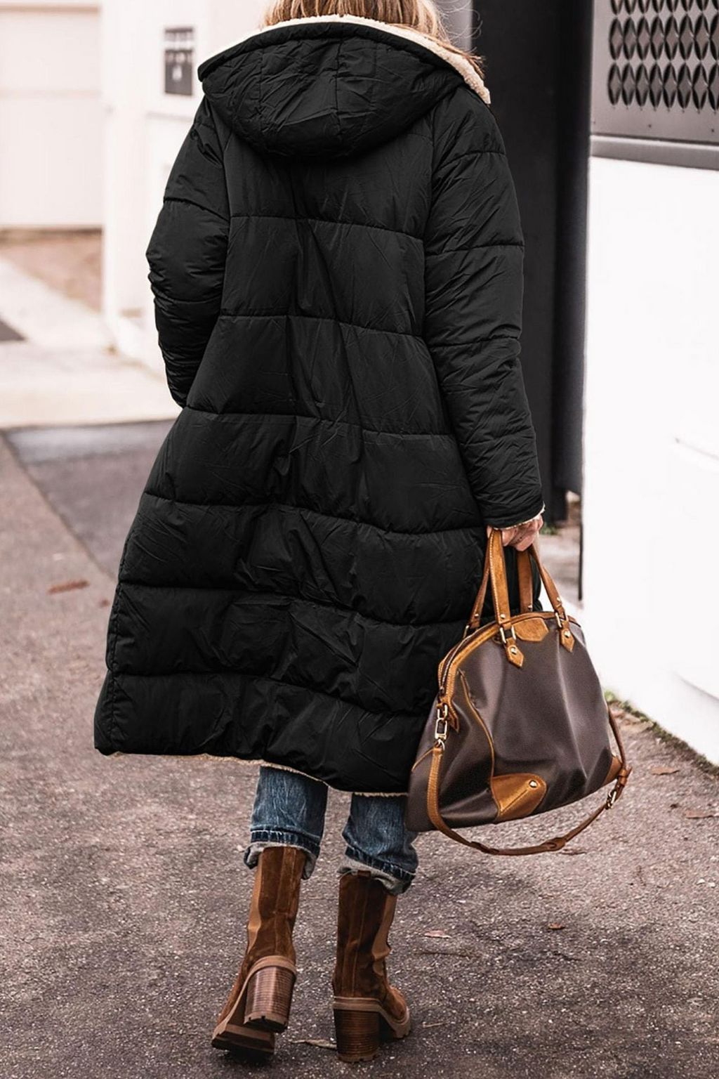 Nieves | Abrigo reversible de doble estilo
