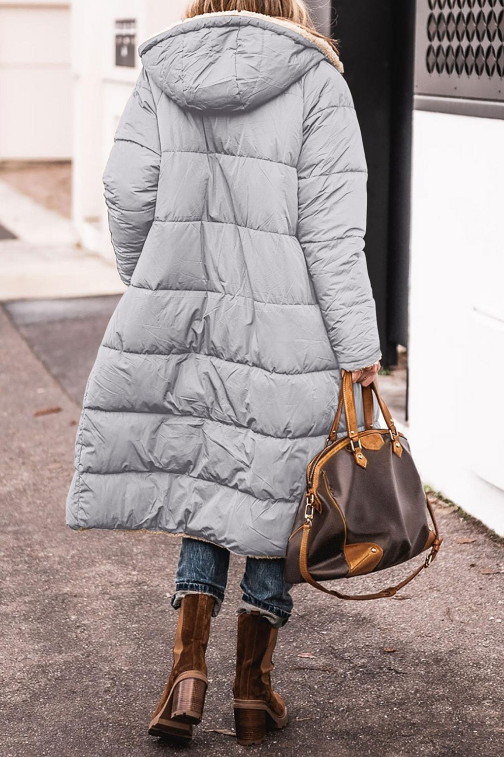 Nieves | Abrigo reversible de doble estilo
