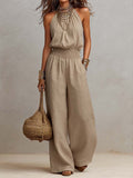 Valeria | Elegante mono con cuello halter