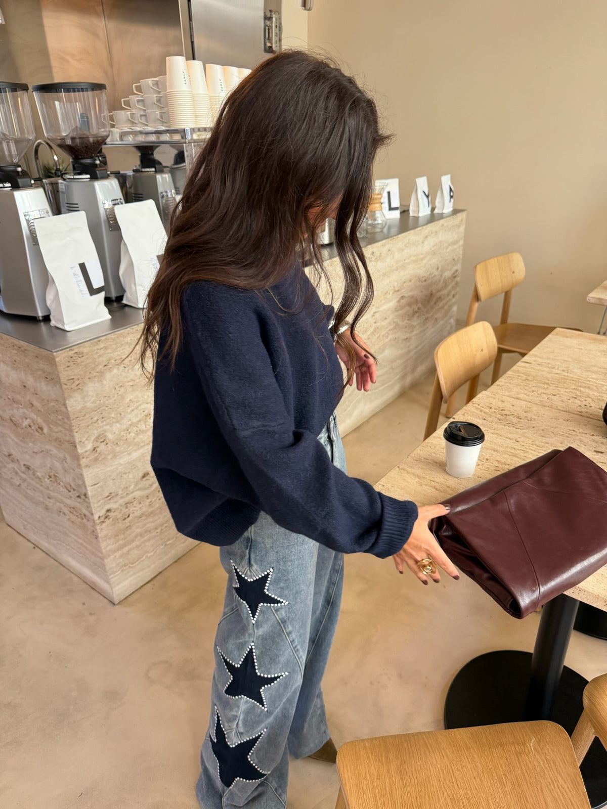 Estela | Jeans con diseño de estrellas