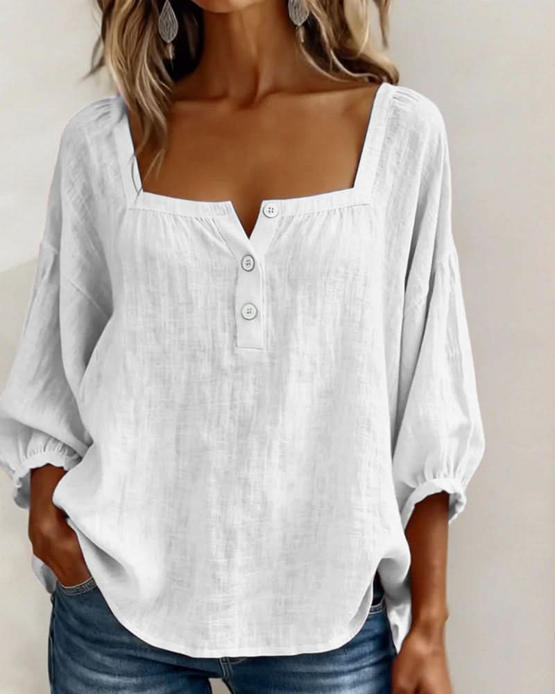 Florence | Blusa con mangas abullonadas