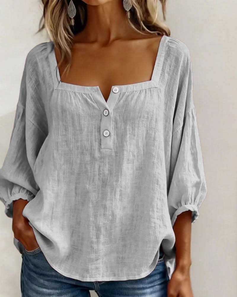 Florence | Blusa con mangas abullonadas