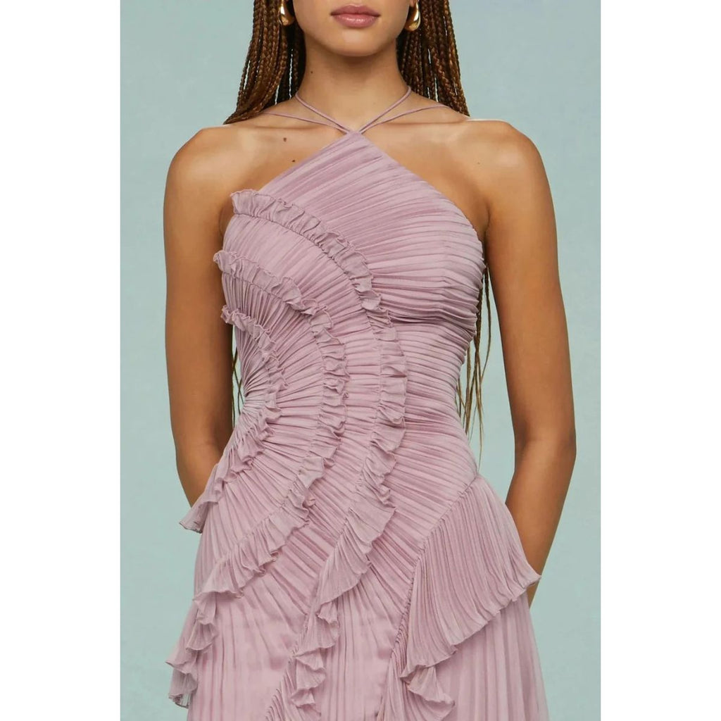 Ester | Vestido largo con volantes