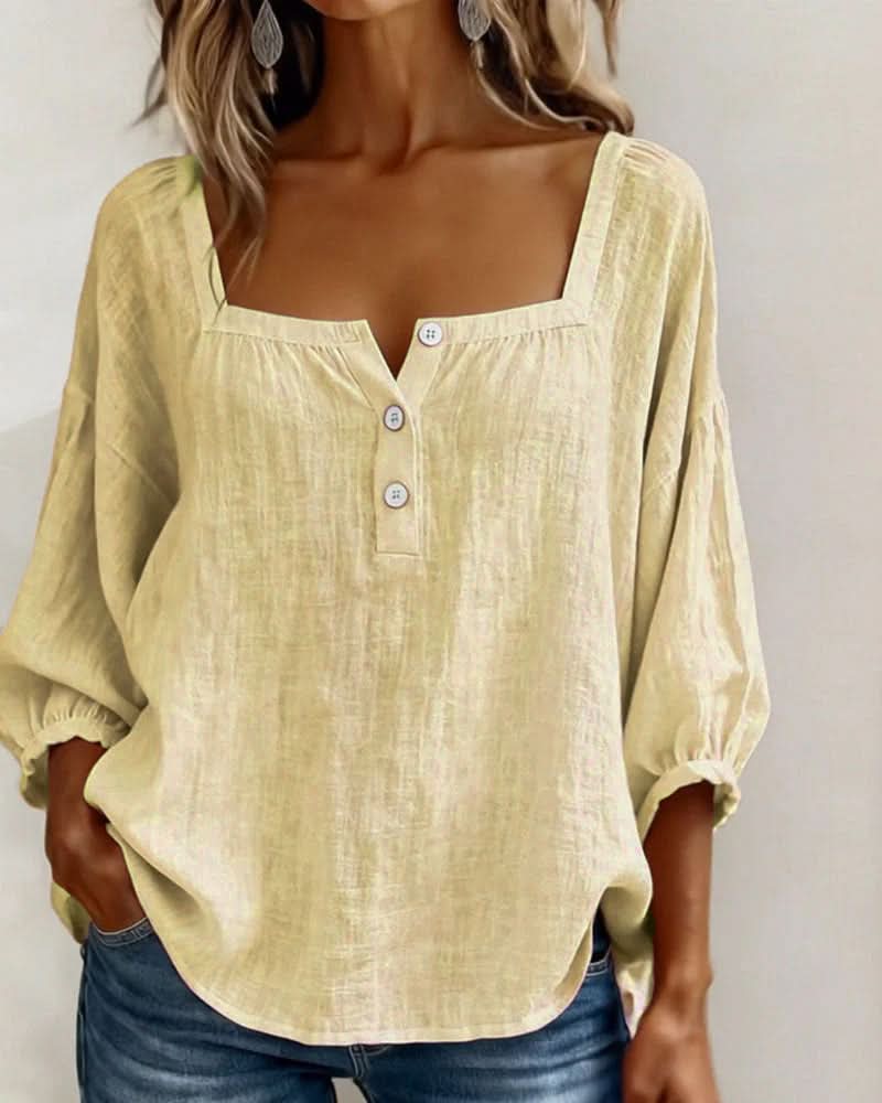 Florence | Blusa con mangas abullonadas
