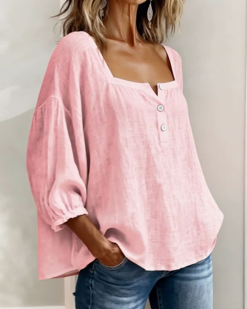 Florence | Blusa con mangas abullonadas