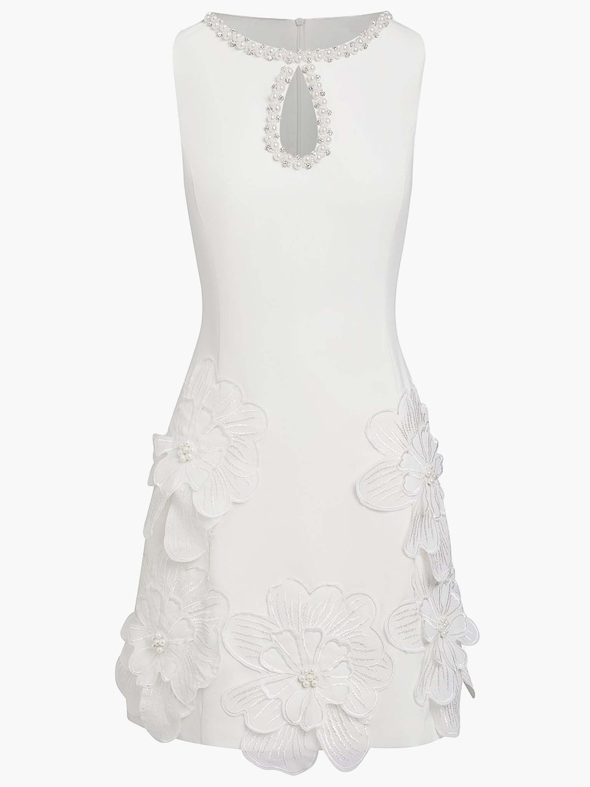 Anabel | Vestido Mini Elegante Sin Mangas con Recorte