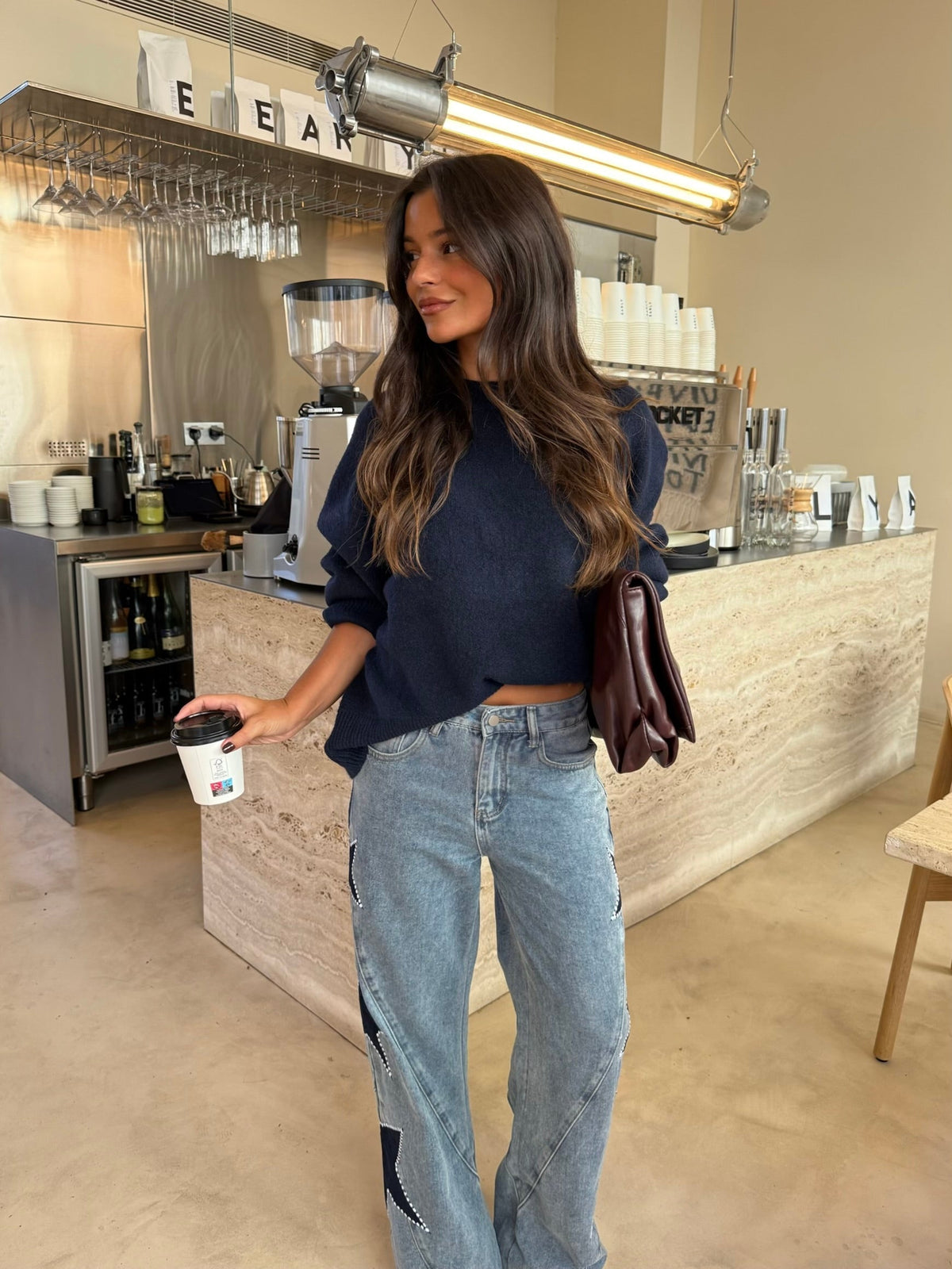 Estela | Jeans con diseño de estrellas