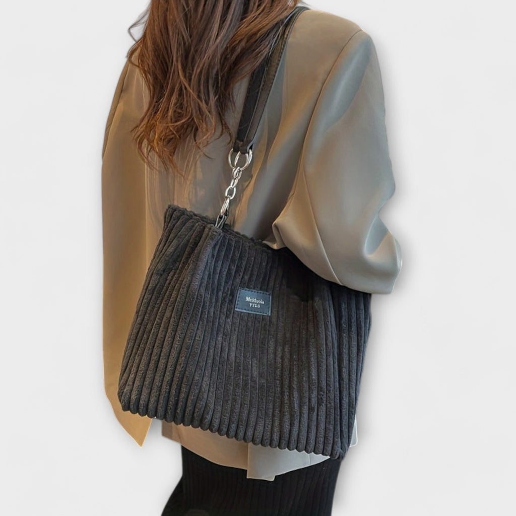Sella | Bolso de hombro de terciopelo suave