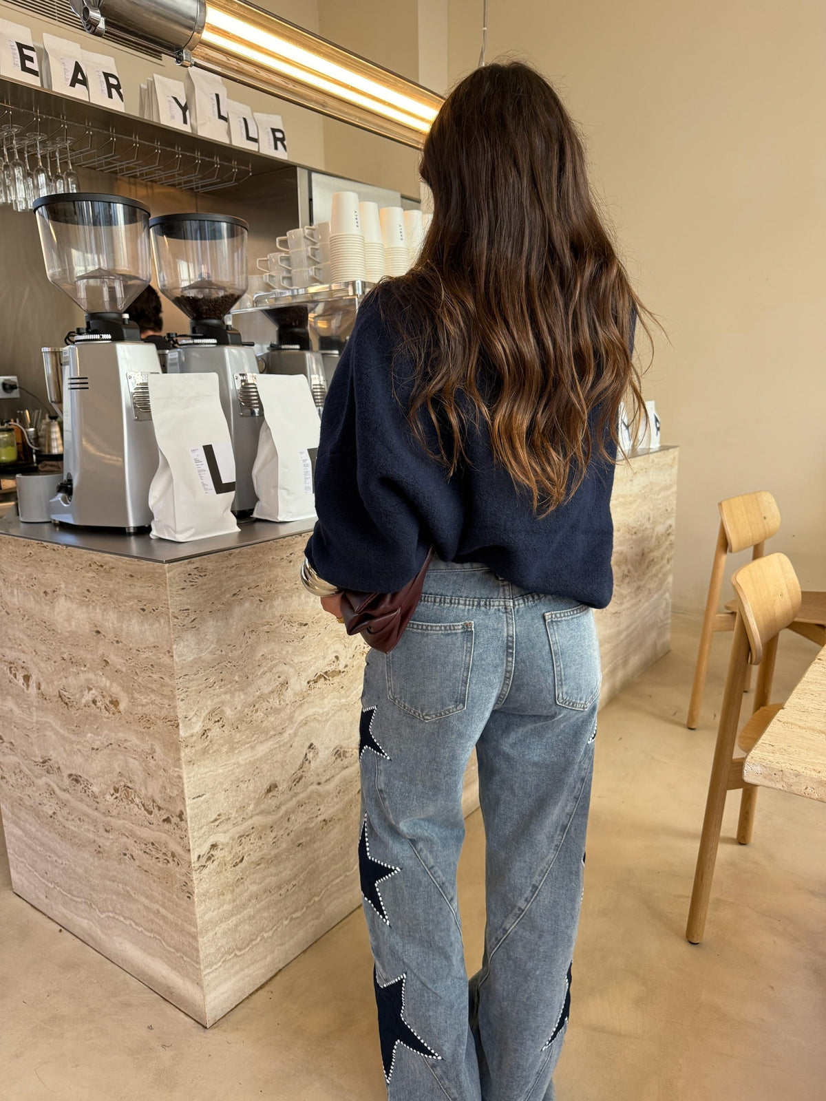 Estela | Jeans con diseño de estrellas