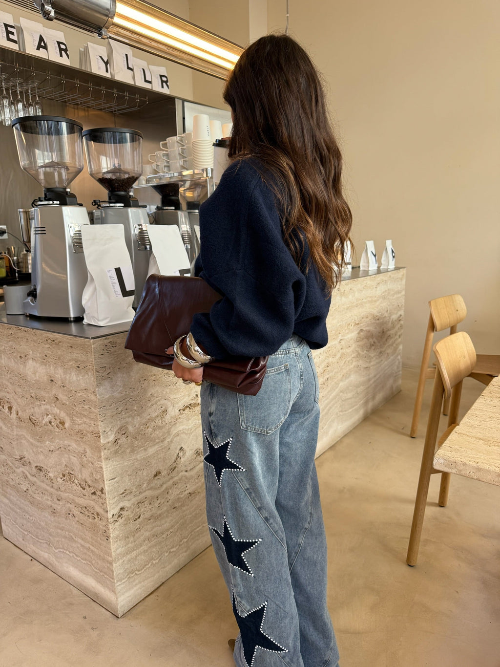 Estela | Jeans con diseño de estrellas
