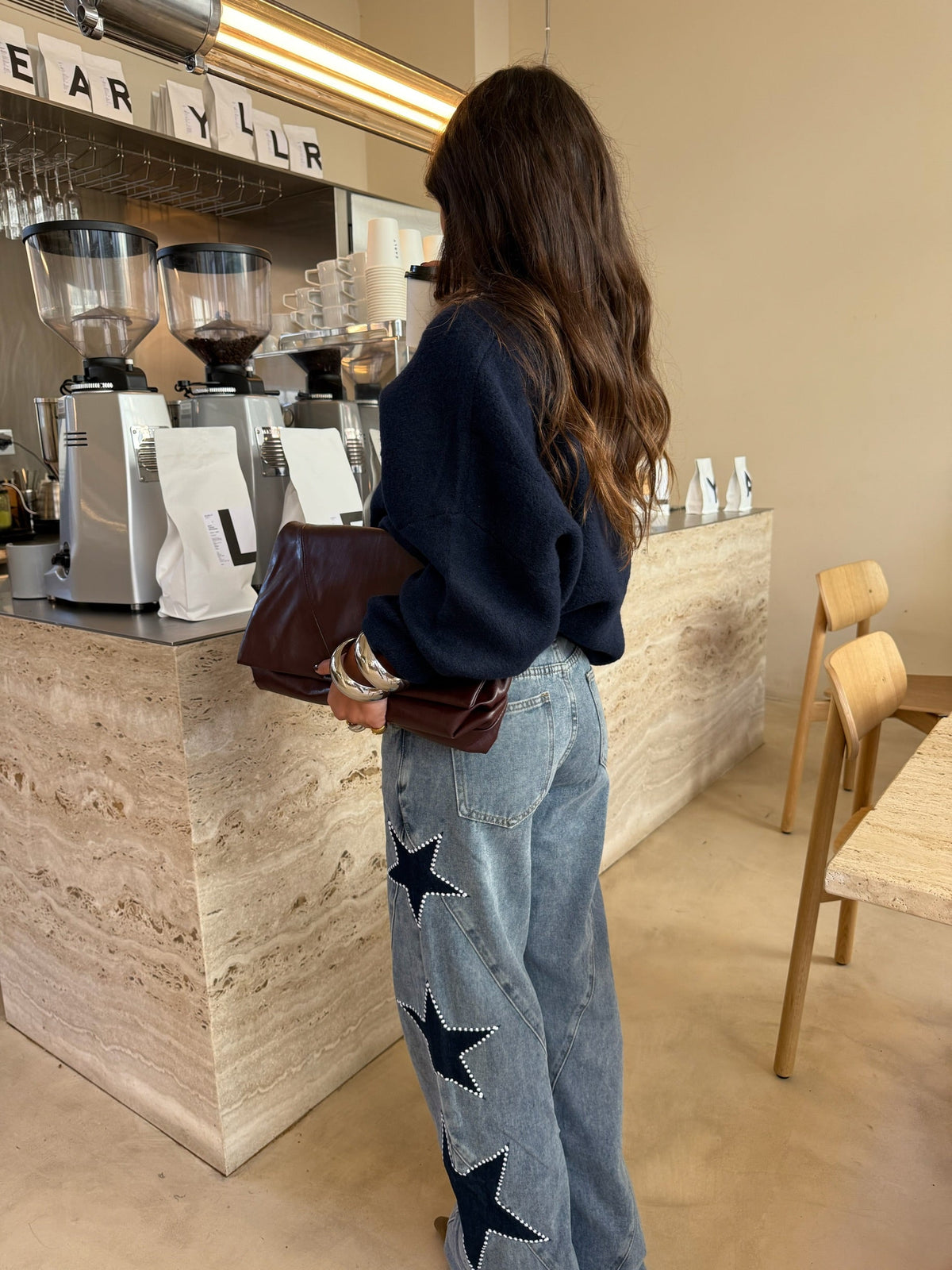 Estela | Jeans con diseño de estrellas