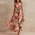 Elena | Vestido Floral Asimétrico