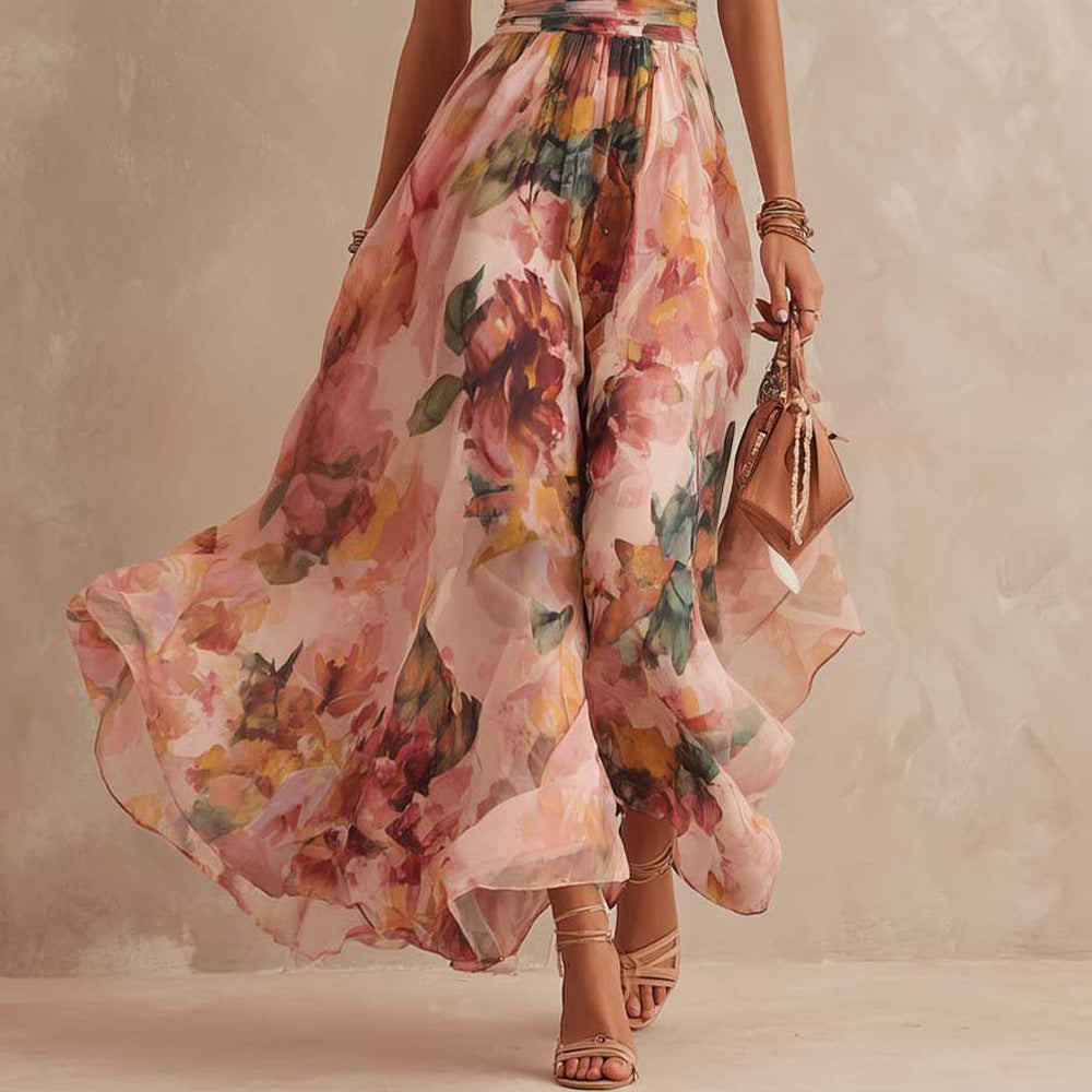Elena | Vestido Floral Asimétrico