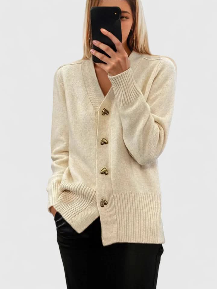 Bella | Cárdigan de punto elegante