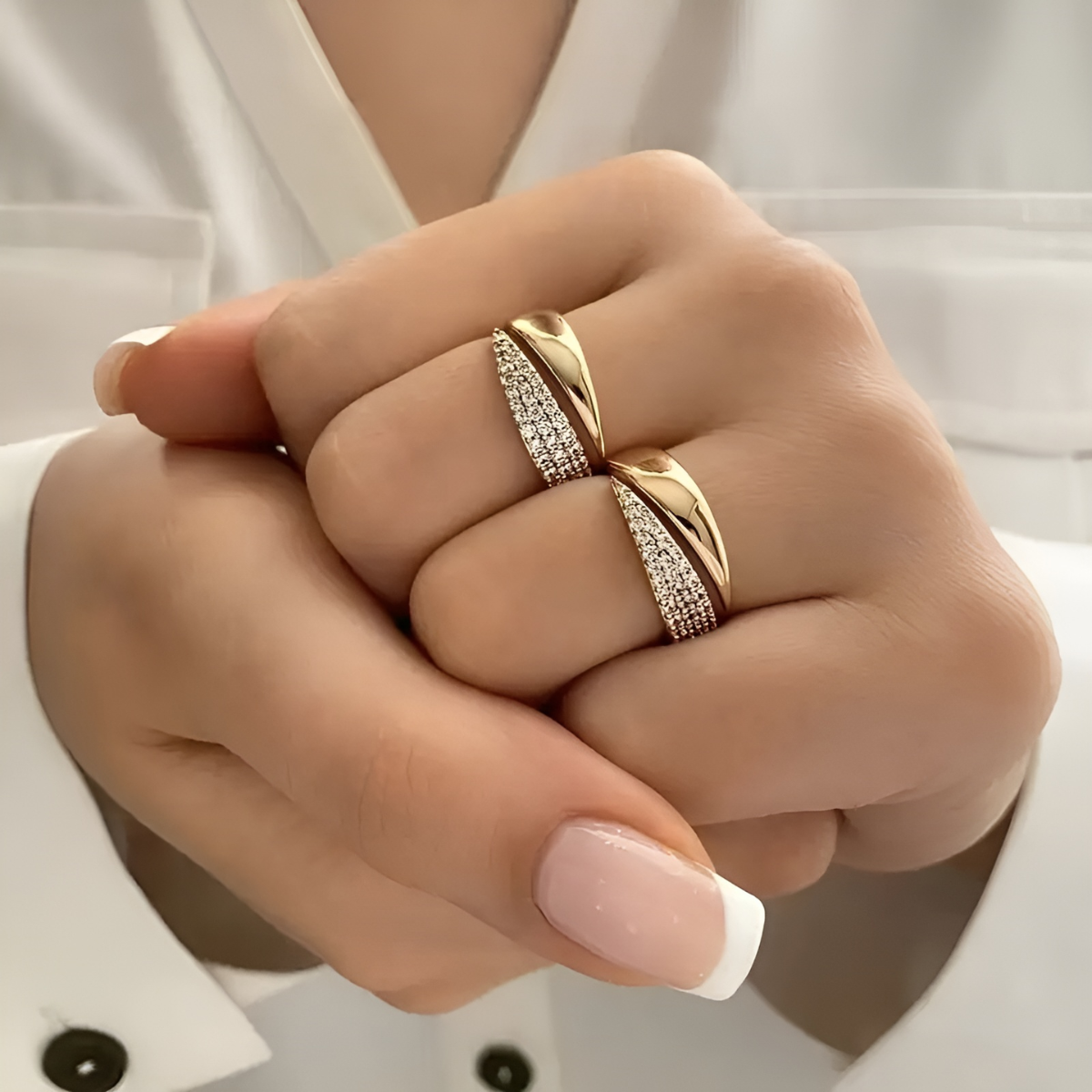 Élodie | Anillo Elegante Confort Atemporal Femenino