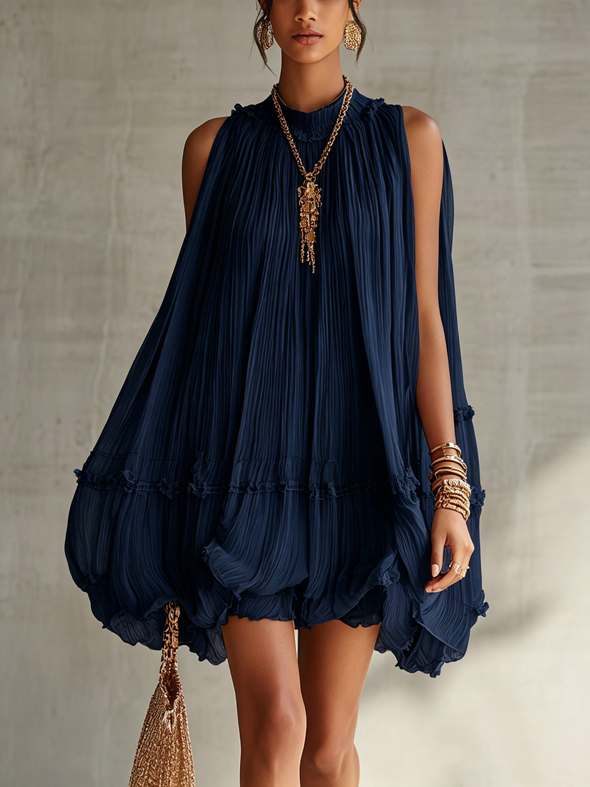 Camilla | Mini vestido de gasa
