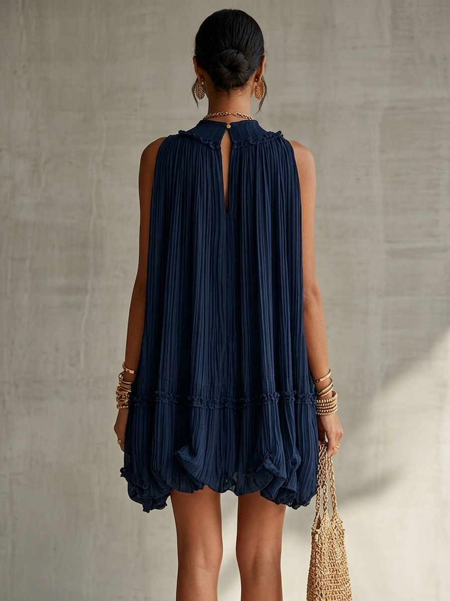 Camilla | Mini vestido de gasa