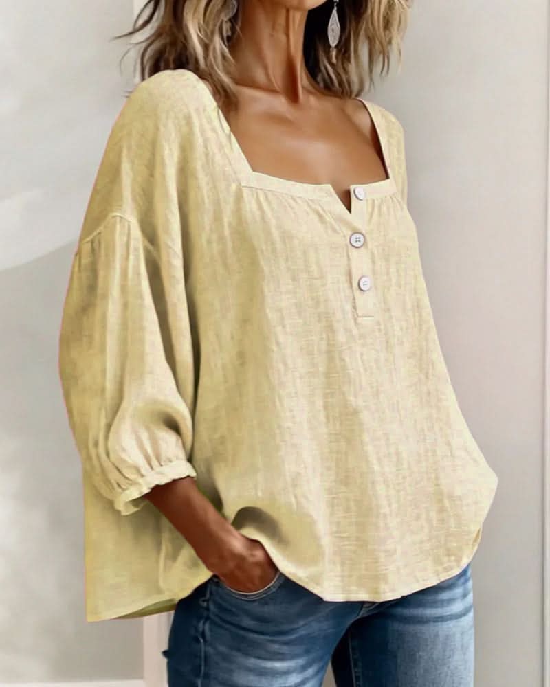 Florence | Blusa con mangas abullonadas