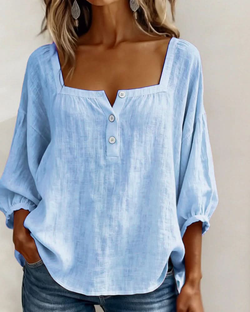 Florence | Blusa con mangas abullonadas