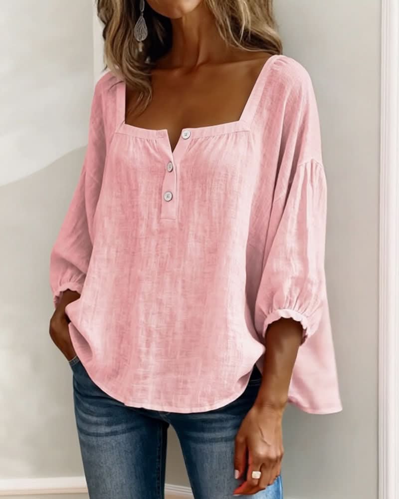 Florence | Blusa con mangas abullonadas