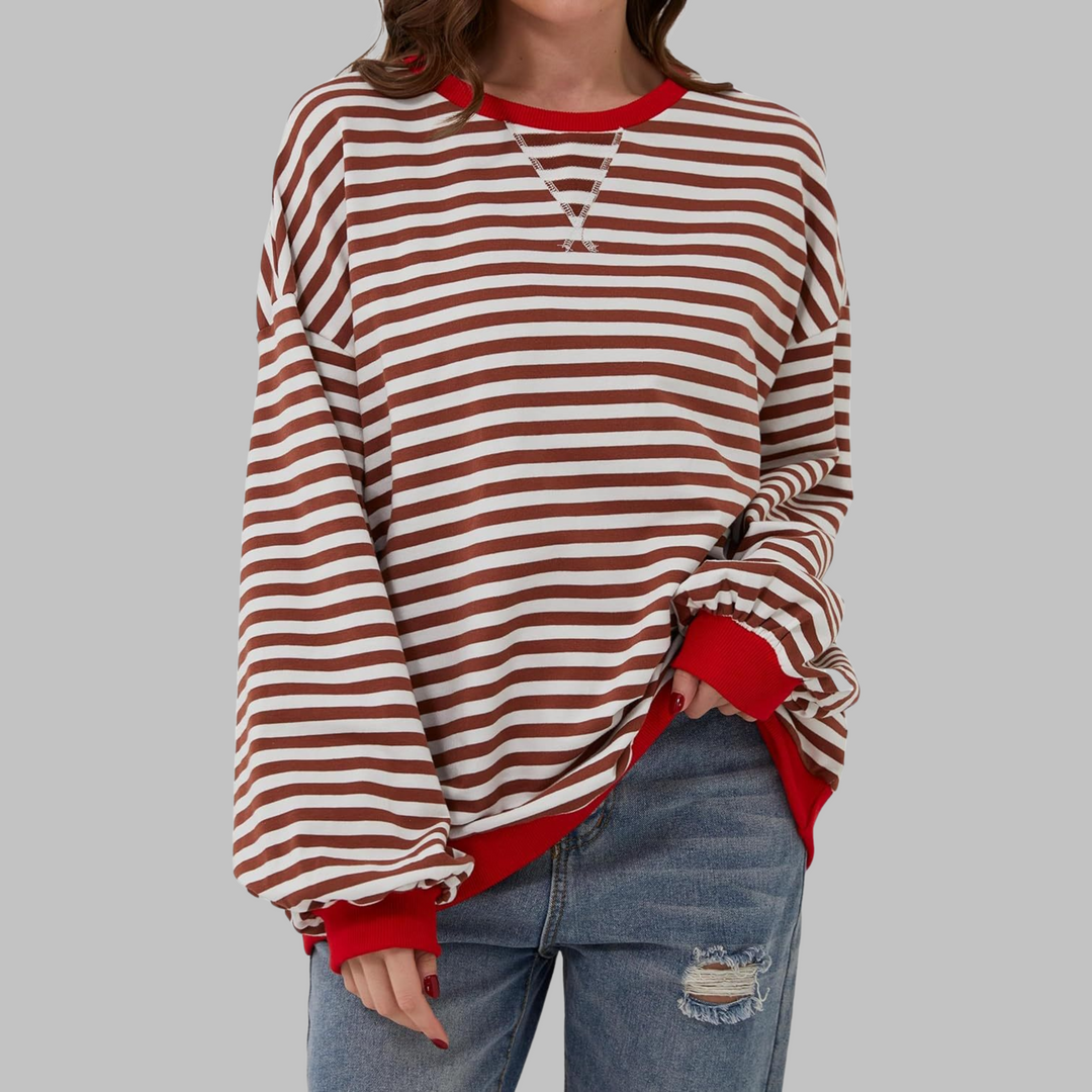 Regina | Suéter de rayas de estilo parisino