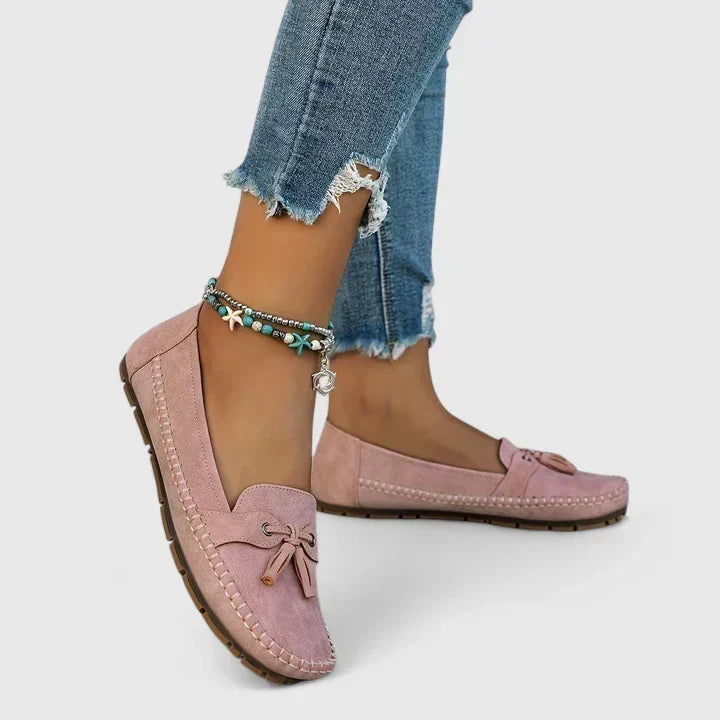 María | Mocasines con Lazo