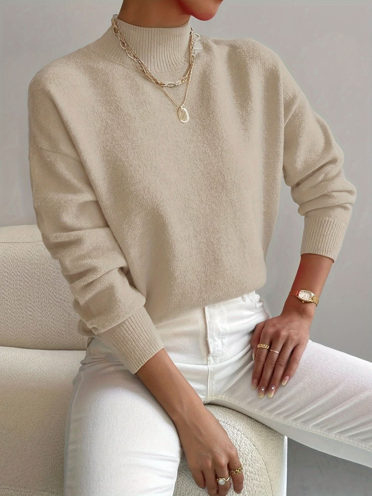 Seraphine | Jersey de cuello alto