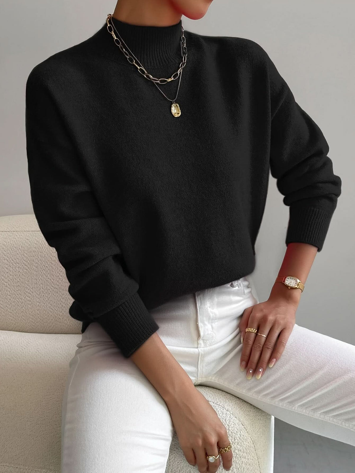 Seraphine | Jersey de cuello alto