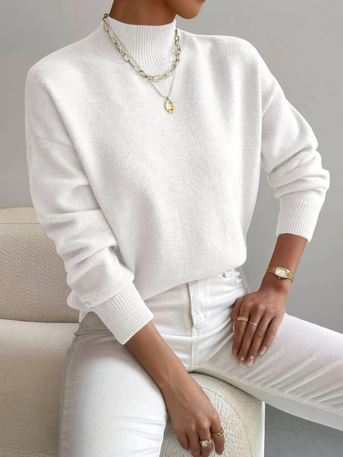 Seraphine | Jersey de cuello alto
