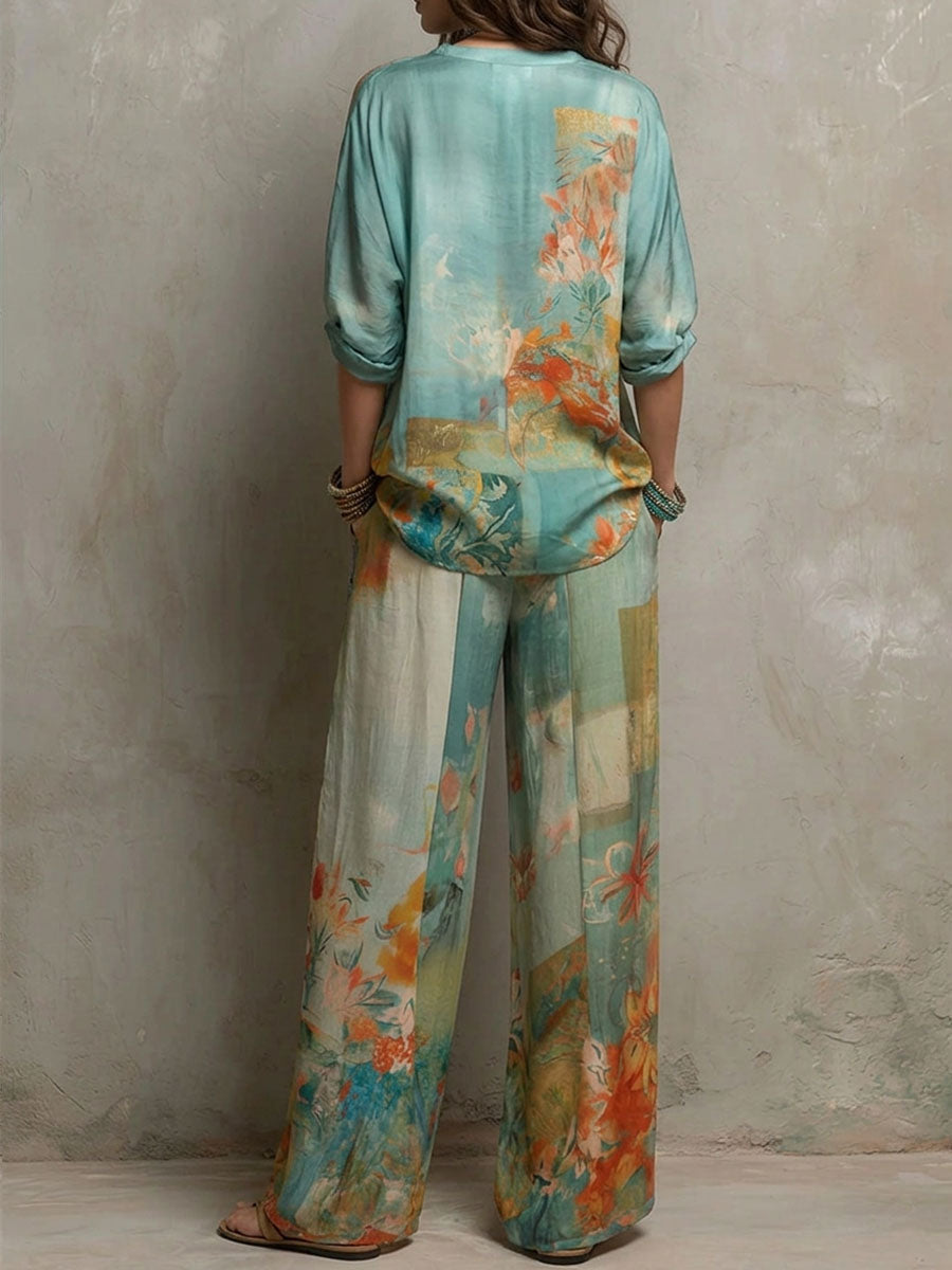 Chiara | Conjunto floral elegante
